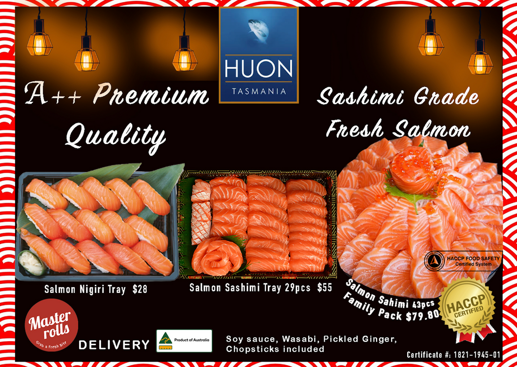 Sashimi Grade Raw Salmon