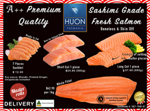 Load image into Gallery viewer, Sashimi Grade Raw Salmon
